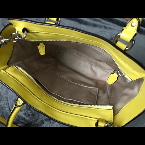 Coach Legacy Leather Mini Tanner (Lemon) - Picture 6 of 14